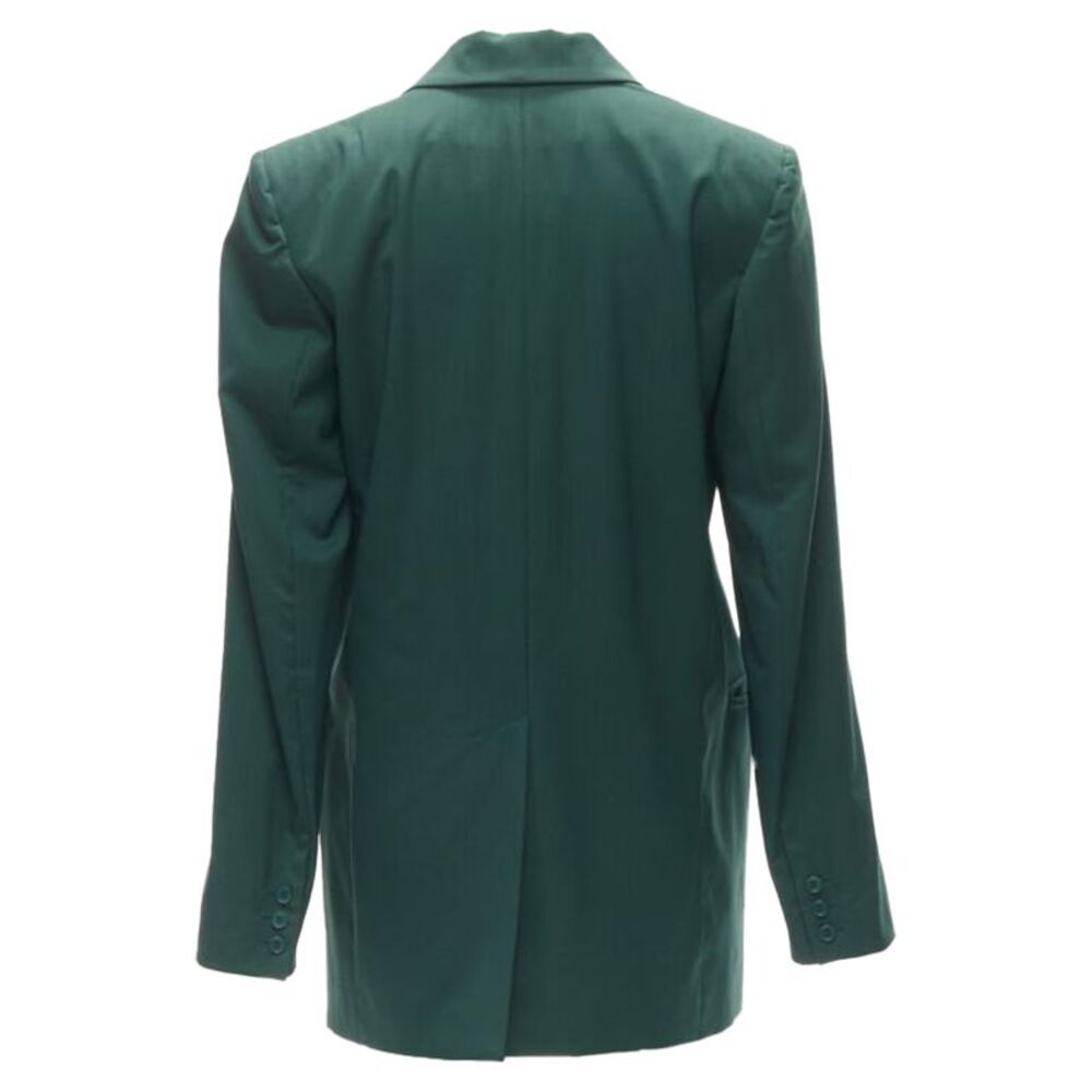 Ryan Roche wool lapel single button blazer jacket - Picture 5 of 6